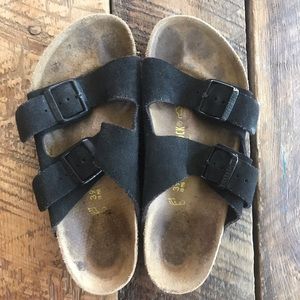 Birkenstock suede sandles